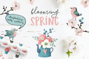 Blooming Spring: Easter Watercolor Design Set