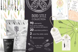 Boho Style Collection: Creative Design Resources for Every Project