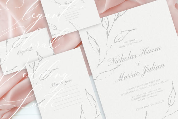 Elegant Floral Wedding Suite: Integrating Professional Design Assets into Your Event Workflow