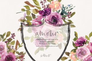 Elegant Watercolor Burgundy Roses Clipart: A Versatile Design Resource for Creatives