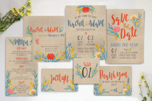 Evaluating the Summer Floral Wedding Invitation Suite for DIY Design and Print Readiness