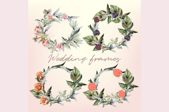 Integrating a Collection of Floral Frames in Vector Into Professional Design Workflows