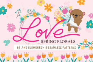 Love Spring Florals: Versatile Design Assets