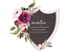 Marsala Blush Flowers Clipart: A Versatile Choice for Creative Projects