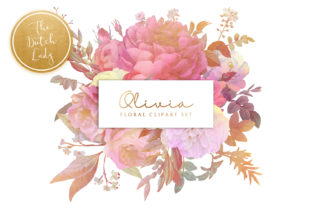 Vintage Florals Botanicals Clipart Set: Timeless Design Elements for Creative Projects